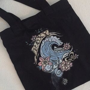 Roxy Black Tote Bag